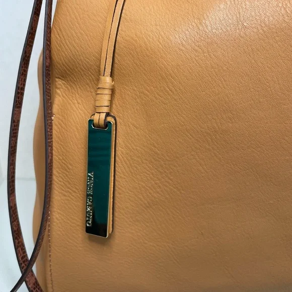 Vince Camuto Leather Rilo Tan/Brown Tote Bag